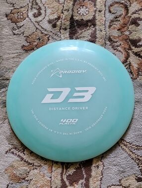 NEW Prodigy D3 400 PLASTIC 174 GRAMS Distance Driver in Mint BLUE Green
